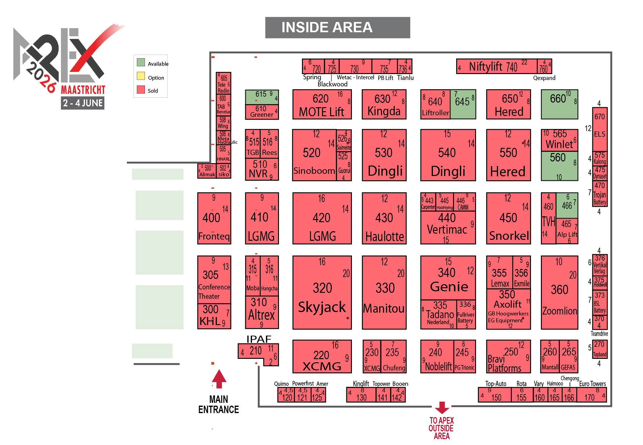 Apex 2026 floorplan inside area 23 04 2026